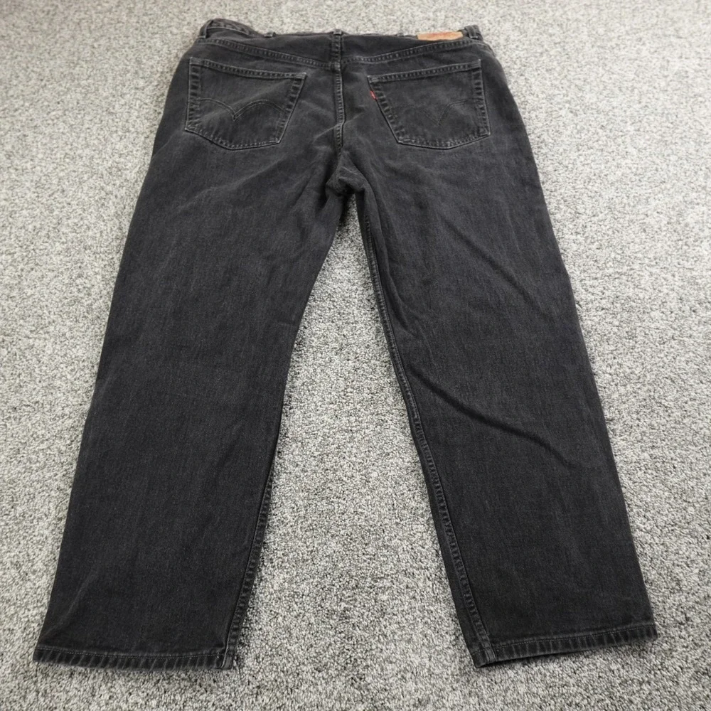 VTG Levis Jeans‎ Mens 42X30 Dark Black Denim Pants 550 Relaxed Taper Y2K Canada